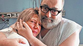 Emotivo encuentro de Jorge Lanata y mujer que le donó un riñón