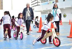 San Isidro: promueven uso de bicicletas con 'minibikers' en niños de inicial