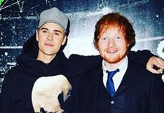 Justin Bieber acompañó a Ed Sheeran en estreno de su documental 