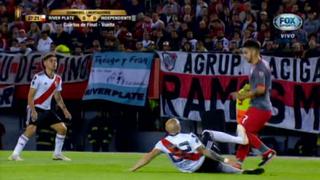 River Plate vs. Independiente EN VIVO: Pinola planchó a Benitez dentro del área | VIDEO
