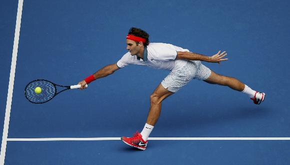 Federer avanzó a octavos de Australia sin perder un set