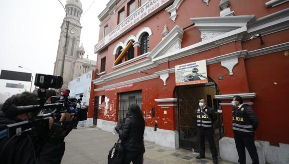 Fiscalía allana locales de Perú Libre e inmuebles de Vladimir Cerrón en Huancayo y Lima. (Fotos: Diana Marcelo/ @photo.gec)