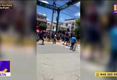 Cusco: Decenas de ciudadanos se enfrentaron a manifestantes que bloqueaban vías
