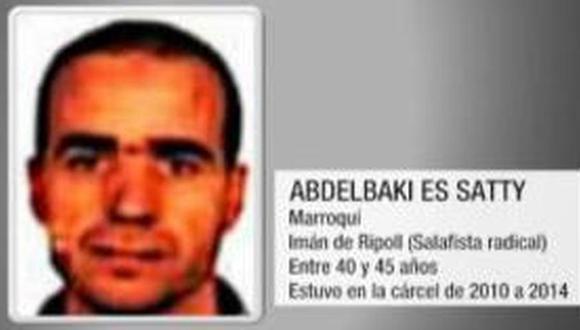 El marroquí Abdelbaki Es Satty, es una de las figuras clave de la investigación en los ataque en España. (Foto: Captura)