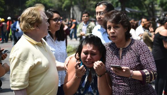 Terremoto en México. (AFP)