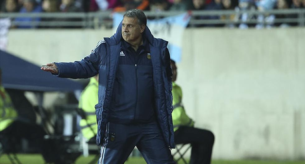 Gerardo Martino fue expulsado ante Uruguay. (Foto: getty Images)