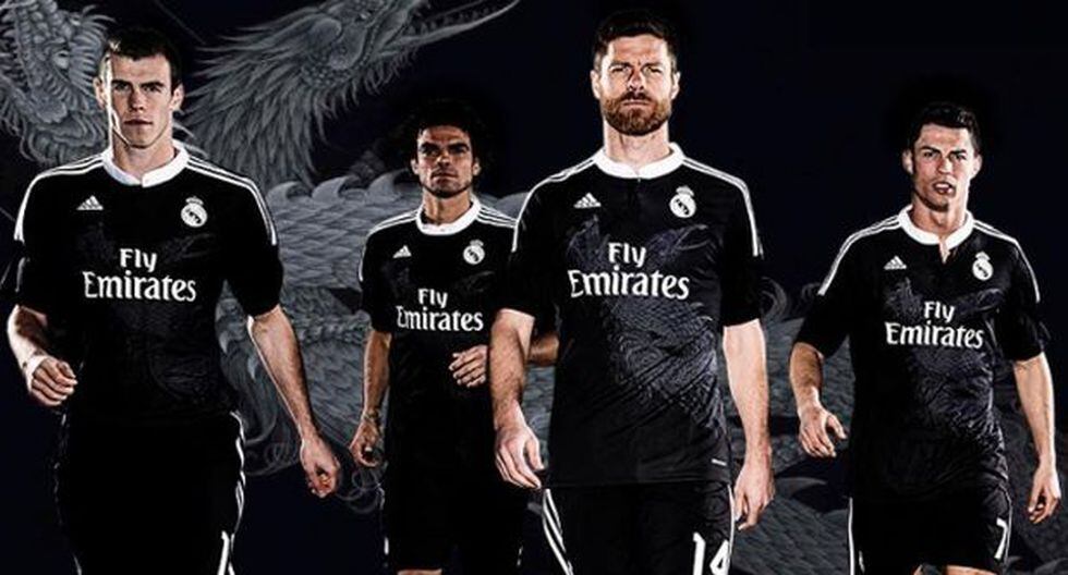 Real Madrid presenta innovadora camiseta negra con dos dragones Fútbol
