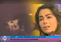 Julieta Rodríguez y Mario Irivarren fueron ampayados mientras se besaban