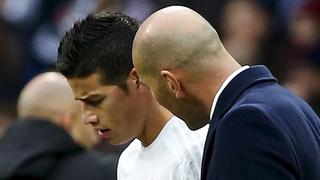 Zinedine Zidane: "Se está siendo injusto con James Rodríguez"