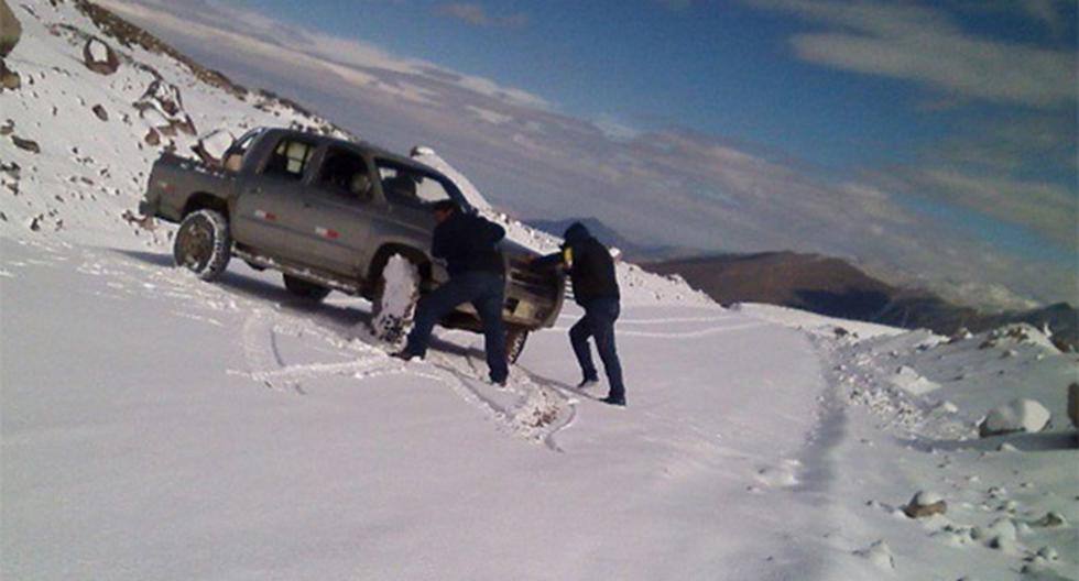 Senamhi anunció nevadas en zonas altas de la sierra sur del Perú hasta el 18 de abril. (Foto: Agencia Andina)