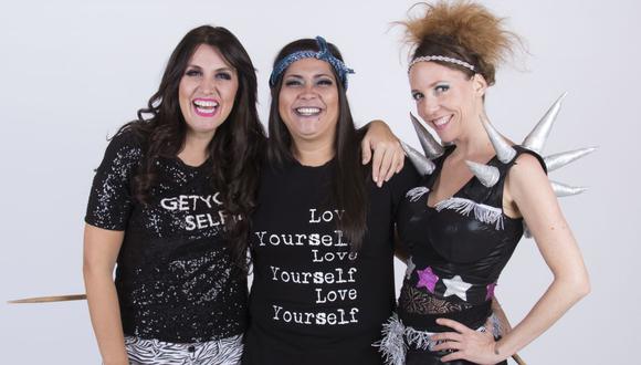 Patricia Portocarrero, Katia Palma y Saskia Bernaola regresan con una única función de “Las Banda-las”. (Foto: Difusión)