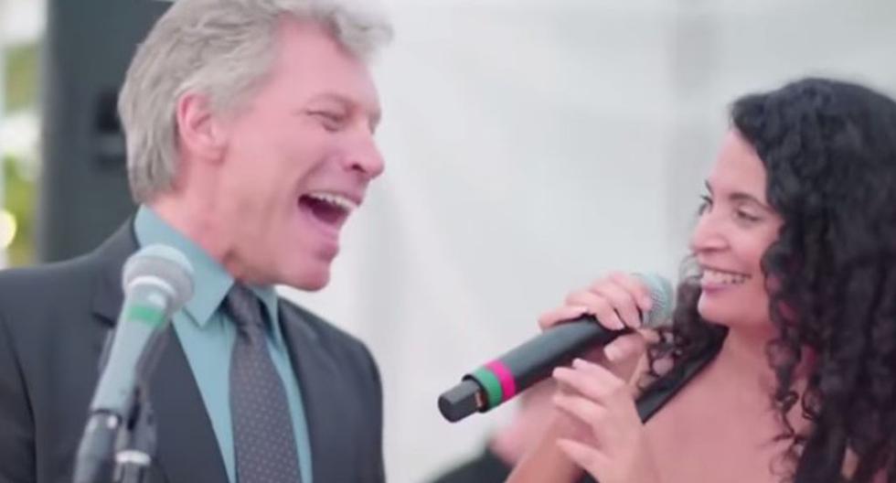 Jon Bon Jovi es obligado a cantar ‘Livin’ on a Prayer’ en una boda. (Foto: Captura YouTube)