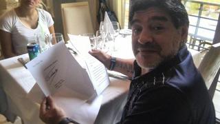 Desmienten muerte de Fidel Castro con carta escrita a Maradona