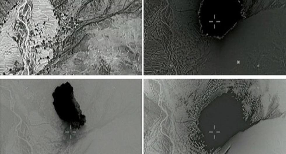 Impactantes imágenes de bomba no nuclear lanzada por USA. (Foto: captura)