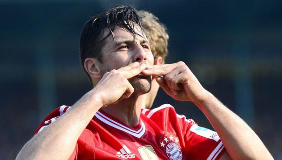 Claudio Pizarro anotó un póker hace siete años con el Bayern Munich. (Foto: AFP)