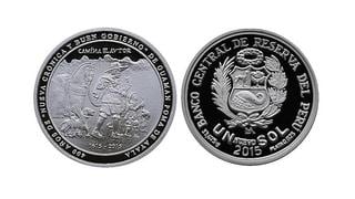 El BCR emitió moneda de plata alusiva a Guaman Poma de Ayala