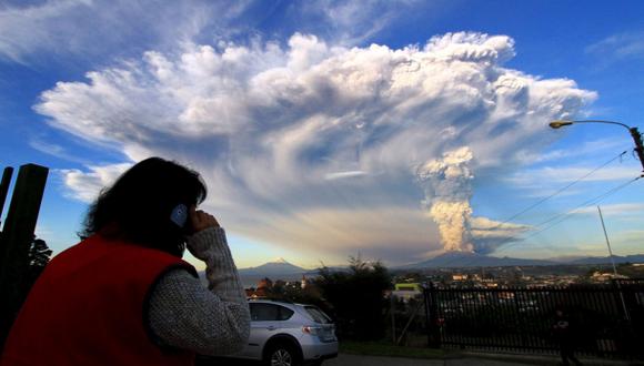 Chile: El volcán Calbuco moderó su actividad eruptiva