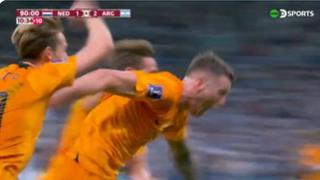 Gol agónico y prórroga: Wout Weghorst anotó el 2-2 en Argentina vs. Países Bajos | VIDEO