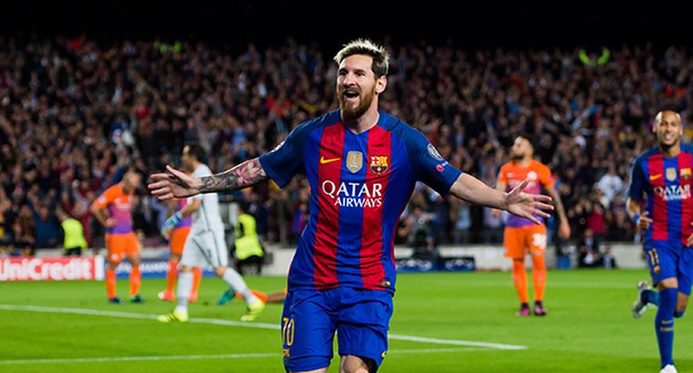 Lionel Messi demostró porque es el mejor del mundo con este gran gol para el 1-0 del Barcelona ante Manchester City. Dejó mal a Claudio Bravo y Fernandinho. (Foto: Getty Images)