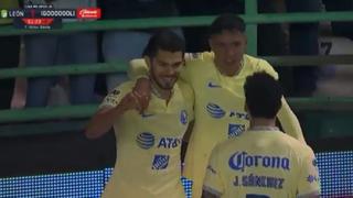 Gol de Henry Martín en América: así definió el mexicano para el 1-1 ante León | VIDEO