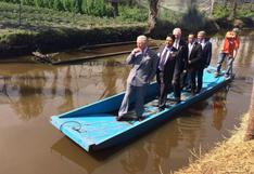 México: Príncipe Carlos de Gales paseó en Xochimilco 