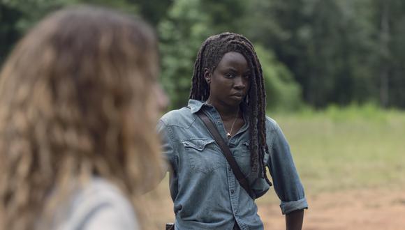 "The Walking Dead" Michonne (Danai Gurira) asume el liderazgo de Alexandria tras la muerte de Rick. (Foto: AMC).