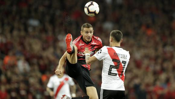 River Plate vs. Paranaense: Marco Ruben y el 1-0 tras una genial jugada colectiva | Foto: AP