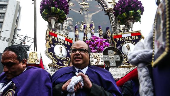 Señor de los Milagros 2022: ¿cuándo será la primera procesión de este año y cuál será su recorrido? (Foto: Andina)