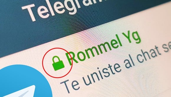 Así puedes saber qué significa el candado dentro de tus conversaciones de Telegram. (Foto: MAG)