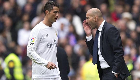 L'Équipe, desveló cómo Zidane convenció a Cristiano Ronaldo para que acepte su estrategia que lo está llevando al éxito. (Foto: AFP).