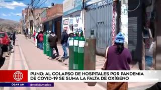 Puno afectado por la escasez de oxígeno