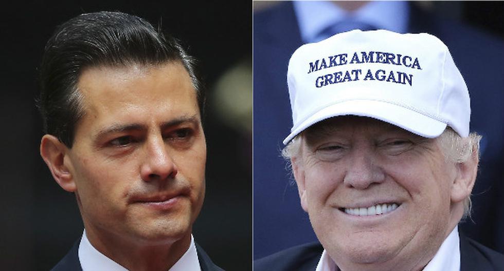 Donald Trump se reunirá con Peña Nieto en México antes de su discurso migratorio. (Fotos: Getty)