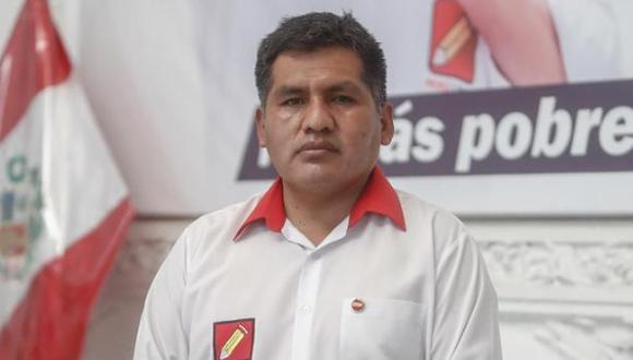 “Aquí hay una trama para generar un golpe parlamentario” , dijo Jaime Quito, vocero alterno de la bancada de Perú Libre. (Foto: César Campos | Archivo El Comercio)