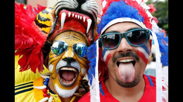 Colombia-Chile: belleza, color e ilusión en previa del partido - 22