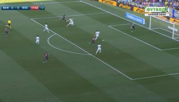 Barcelona vs. Boca: mira el gol de Malcom para el 1-0 | VIDEO | EN VIVO | ESPN