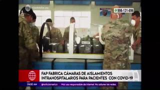 Coronavirus en Perú: FAP manufactura cámaras de aislamiento intrahospitalarios
