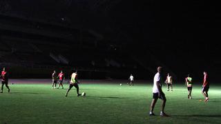 Sporting Cristal entrenó a oscuras en estadio del Táchira