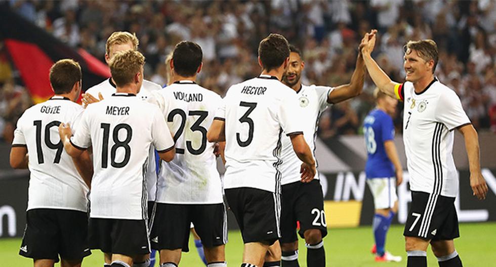 Bastian Schweinsteiger se despidió de la selección de Alemania con una victoria. (Foto: Getty Images)