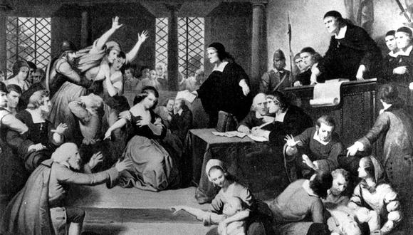 Una pintura que muestra los juicios por brujería que empezaron a realizarse en Salem en Massachusetts, Estados Unidos. (Imagen: Cordon Press)