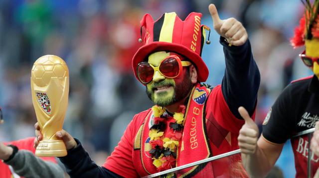 El estadio de la ciudad de San Petersburgo albergó a un cuantioso número de hinchas de Francia y Bélgica, de cara al vital compromiso por semifinales de Rusia 2018. (Foto: AFP)