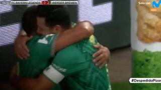 Cazador en el área: Pizarro marca con Werder Bremen tras pase de Aílton