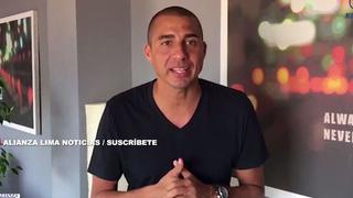 Alianza Lima: David Trezeguet y el mensaje a íntimos por el título del Torneo Apertura