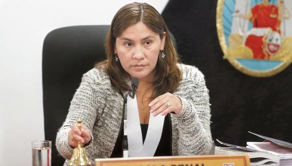 La jueza Elizabeth Arias verá la investigación a Keiko Fujimori. ( Foto: Mario Zapata)