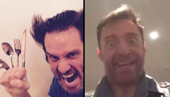 Hugh Jackman imitó a la 'Máscara' y Jim Carrey a 'Wolverine'