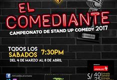 El Comediante 2017: Campeonato de Stand Up Comedy regresa en su tercera edición