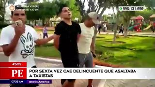 La Victoria: por sexta vez cae sujeto que asaltaba a taxistas | VIDEO