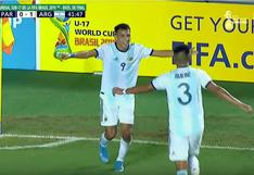 Argentina vs. Paraguay: Matías Godoy puso el 2-0 de la Albiceleste en el Mundial Sub 17 [VIDEO]