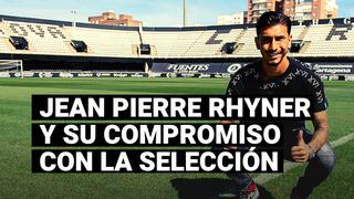 Selección peruana: Jean Pierre Rhyner y su compromiso con la Blanquirroja