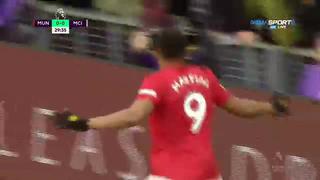 Manchester United vs. Manchester City: Martial y su definición para el 1-0 de los ‘Red Devils’ por Premier