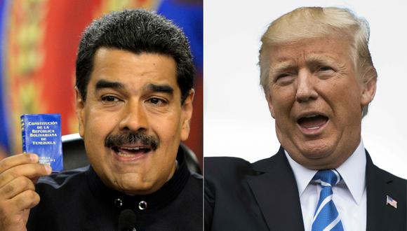 La Casa Blanca descarta una reunión hoy entre Donald Trump y Nicolás Maduro en Nueva York. (AFP).